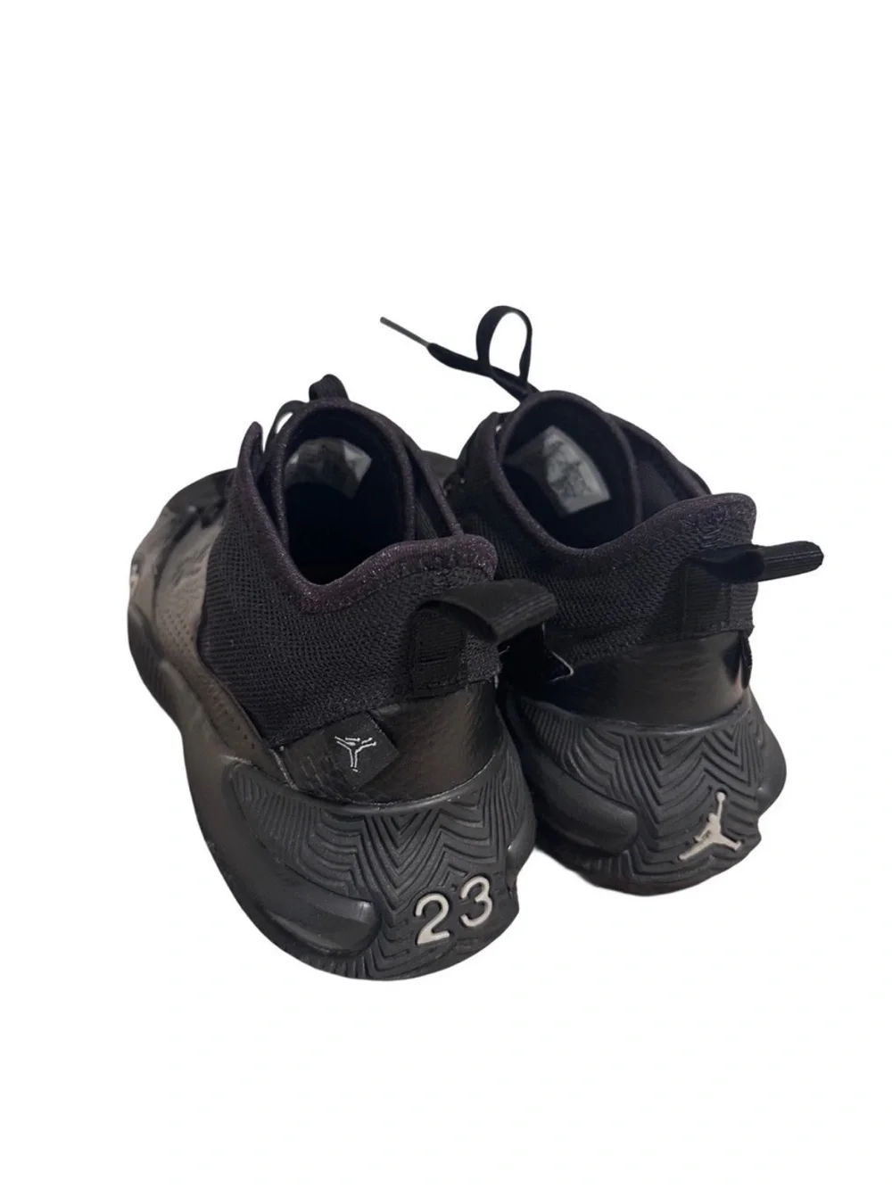 Nike Air Jordan Stay Loyal 2 Black Silver Leather Sneakers - Size US 8.5